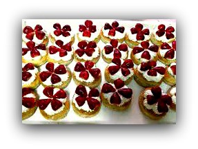 mini tartita de frutillas